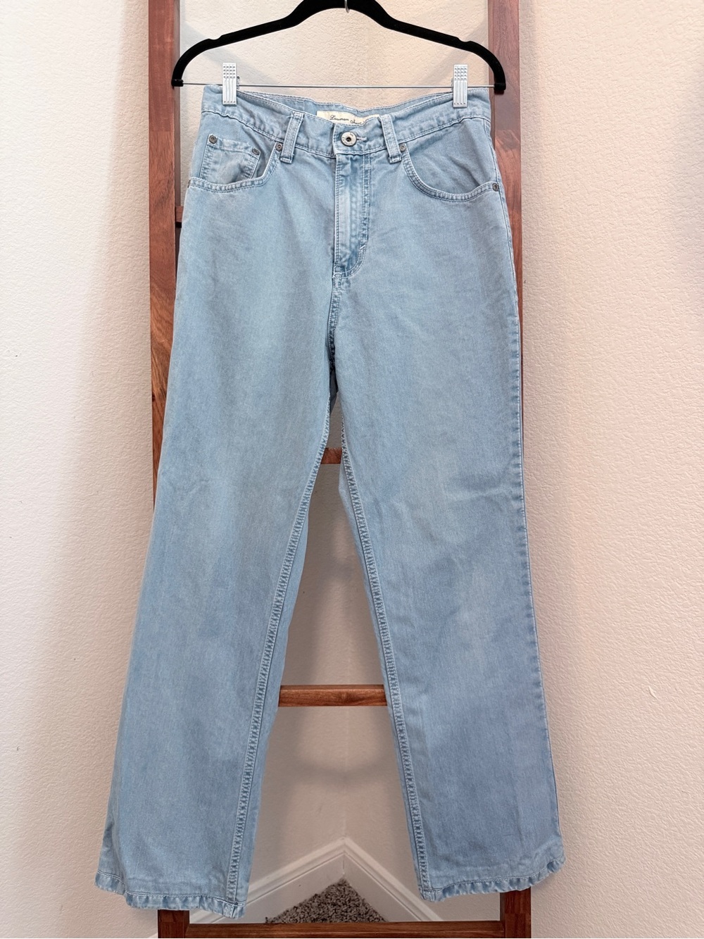 Lawman Pg3 Women’s Light Wash High Rise Straight Leg Jeans 30 Y2K